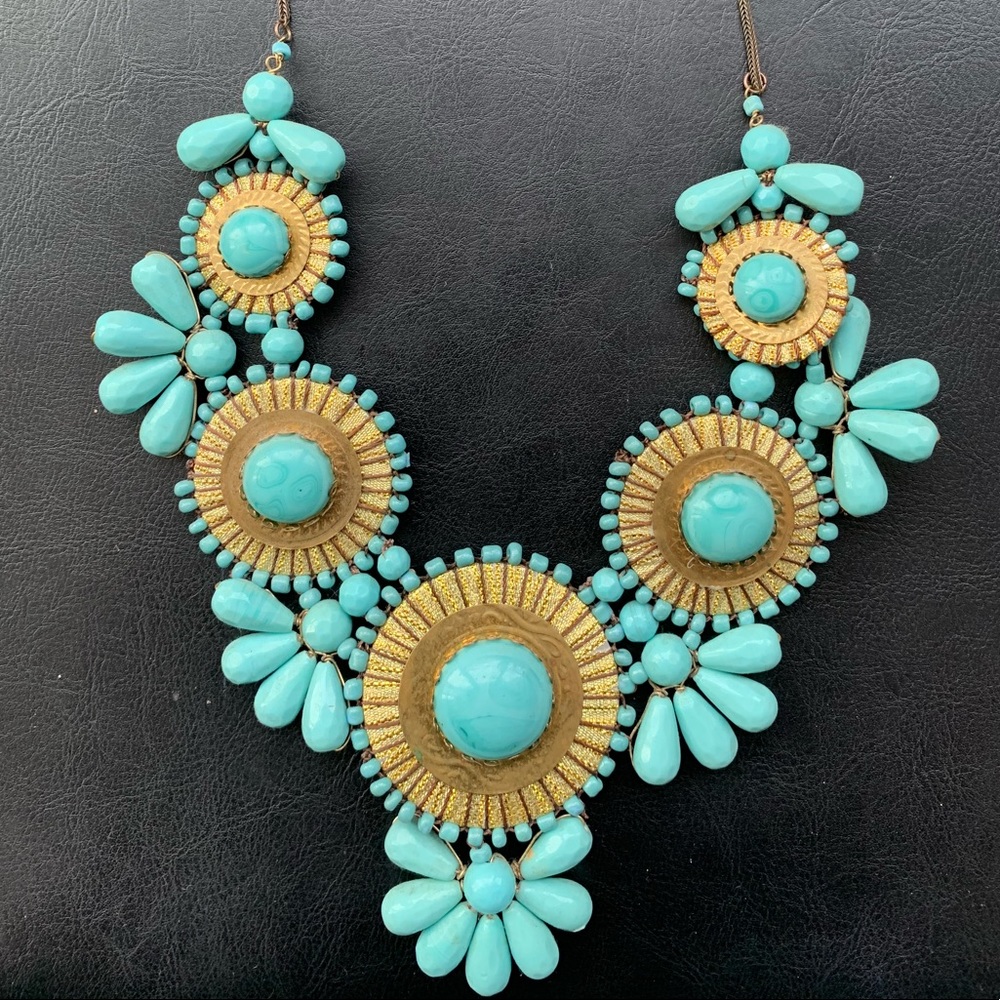 Turquoise Statement Necklace